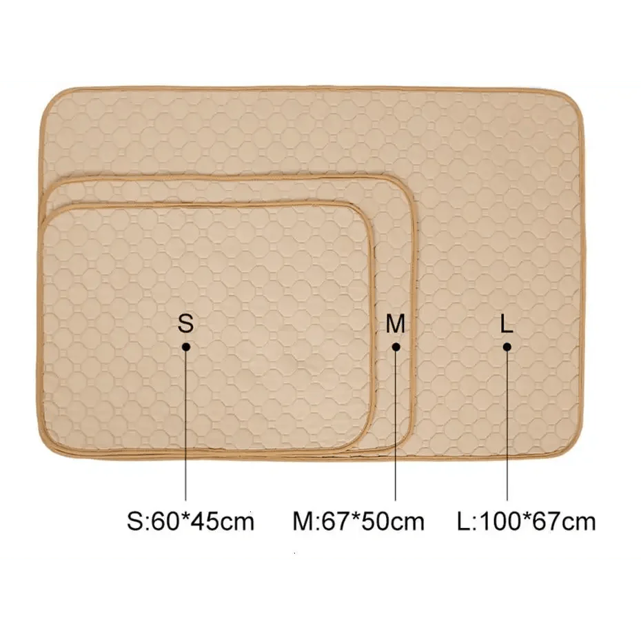 Alèses réutilisables pour chiens Couches pour chiens Tapis imperméable pour chiots pour animaux de compagnie - Alèses d'apprentissage lavables pour chiens chats lapins