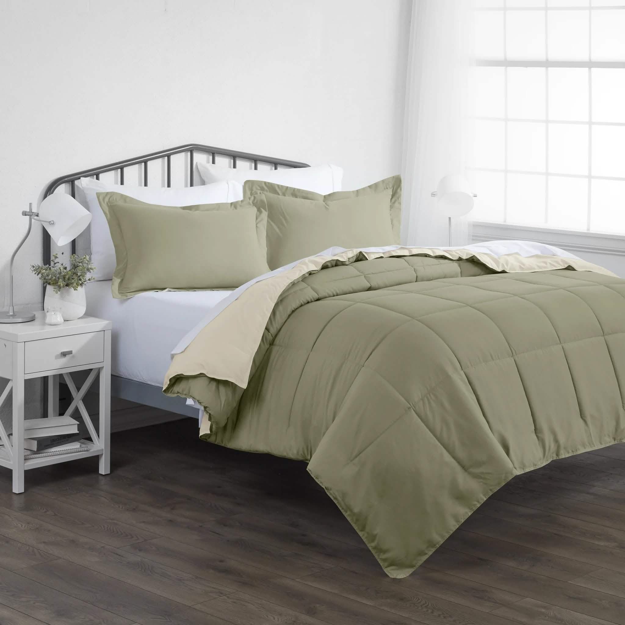 Couette réversible en duvet synthétique