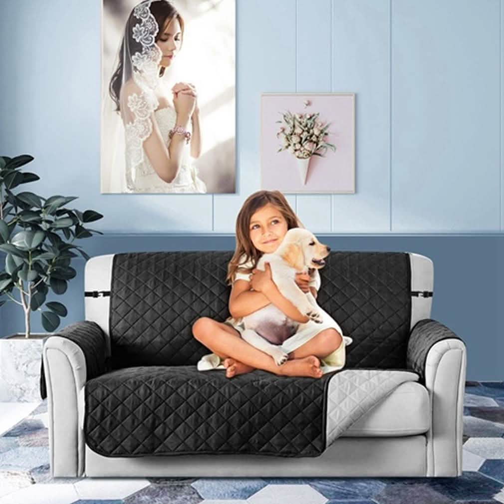 Housse de canapé réversible, fauteuil, causeuse