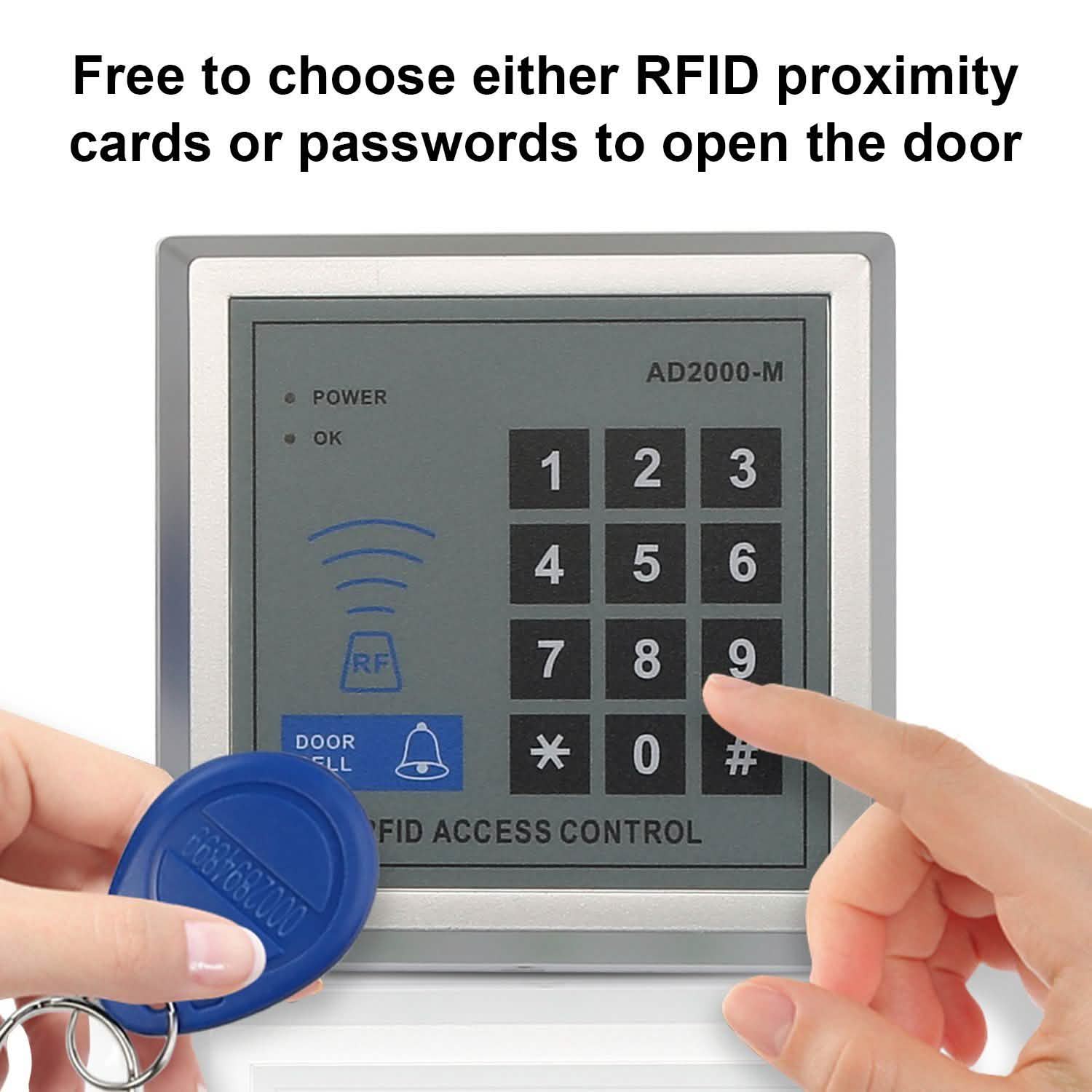 Kit de système de contrôle d'accès par porte RFID