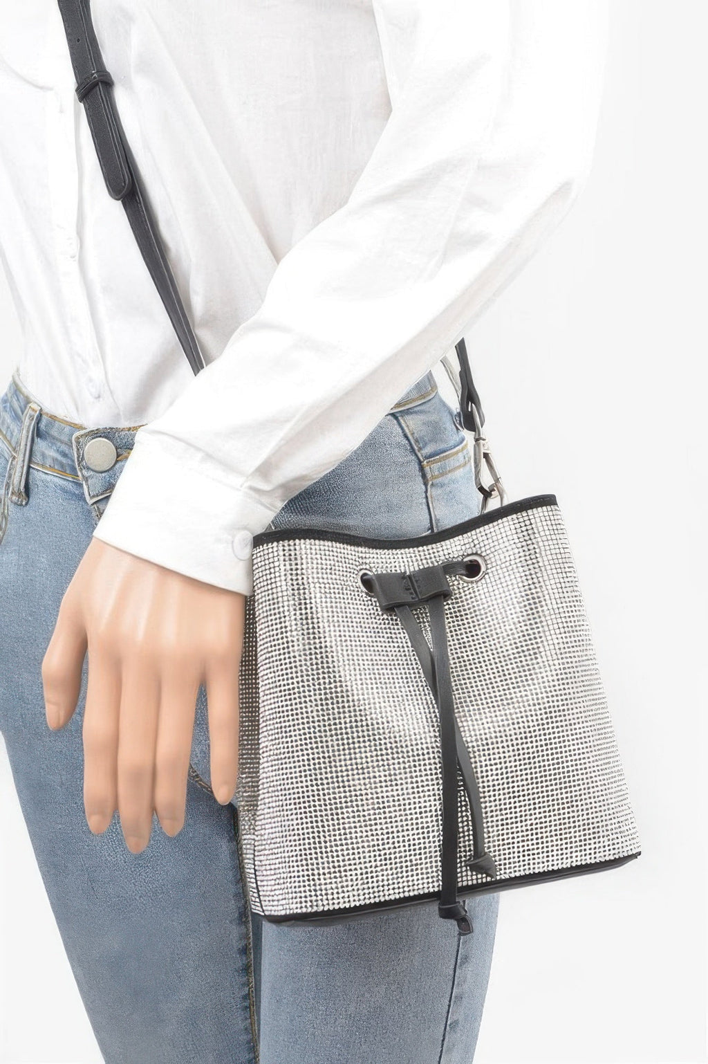Sac seau strass