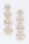 Boucle d'oreille en strass