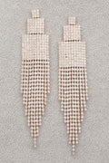 Boucle d'oreille en strass