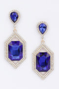 Boucle d'oreille en strass