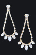 Boucle d'oreille en strass