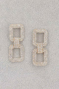 Boucles d'oreilles en strass