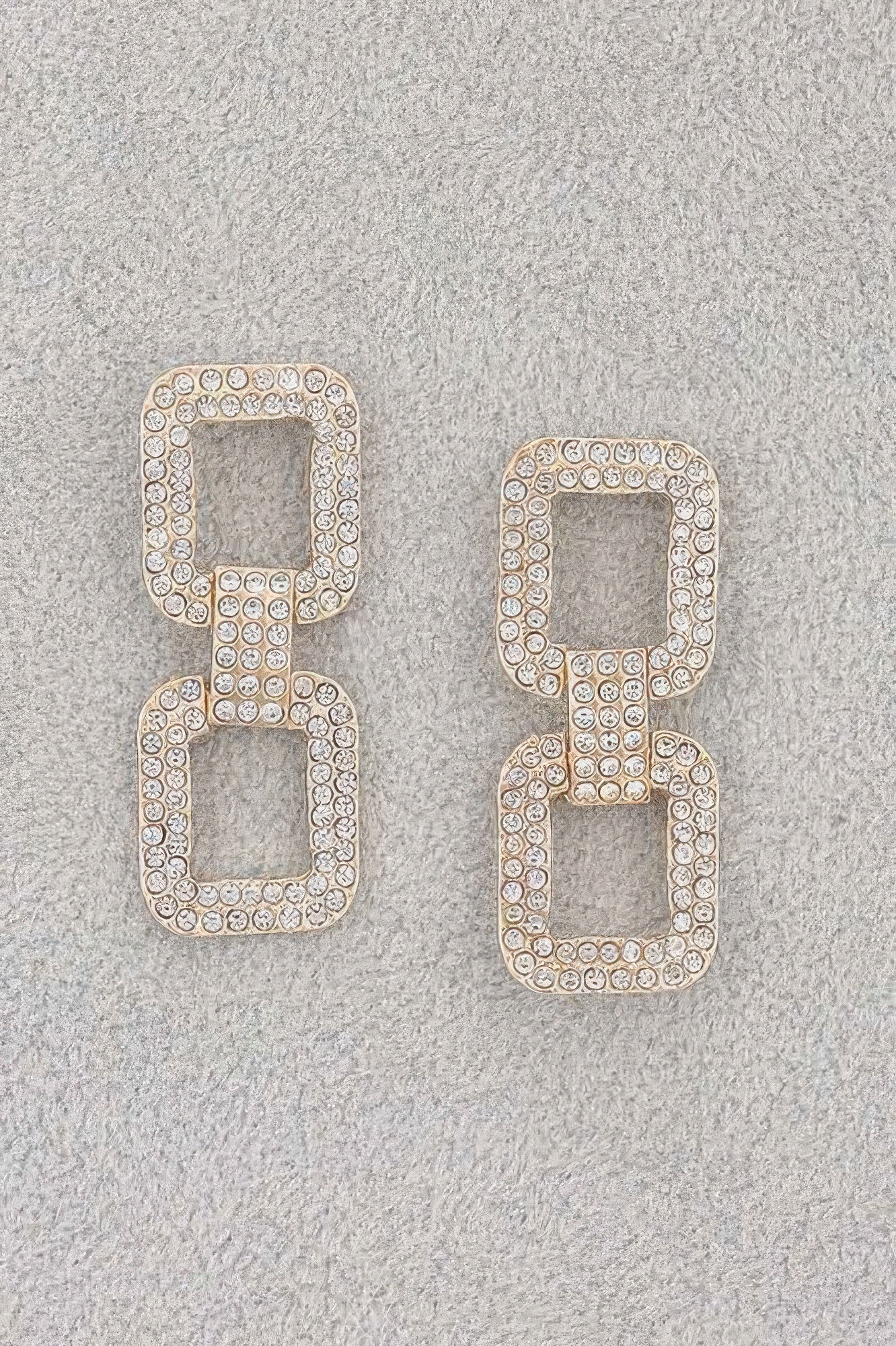 Boucles d'oreilles en strass
