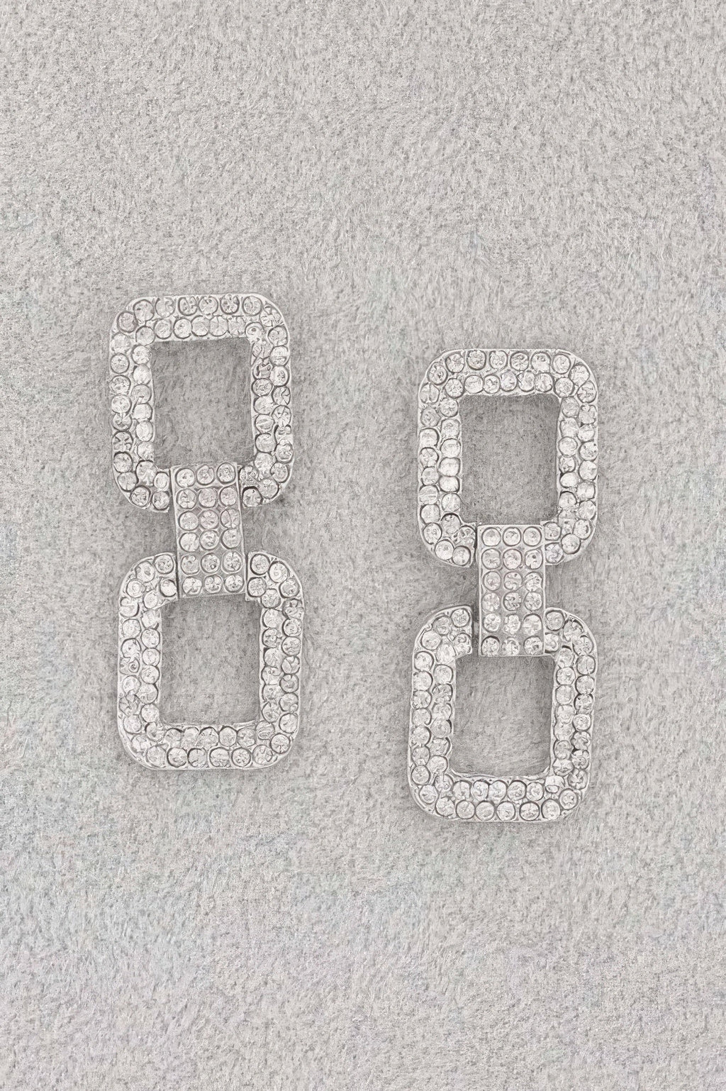 Boucles d'oreilles en strass