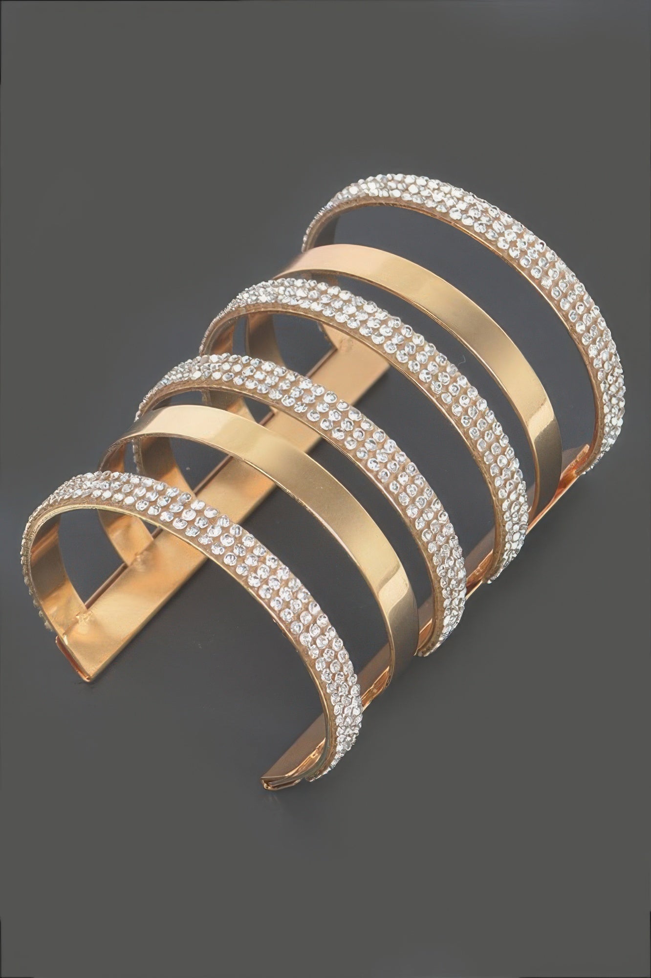 Rhinestone Metal Cuff