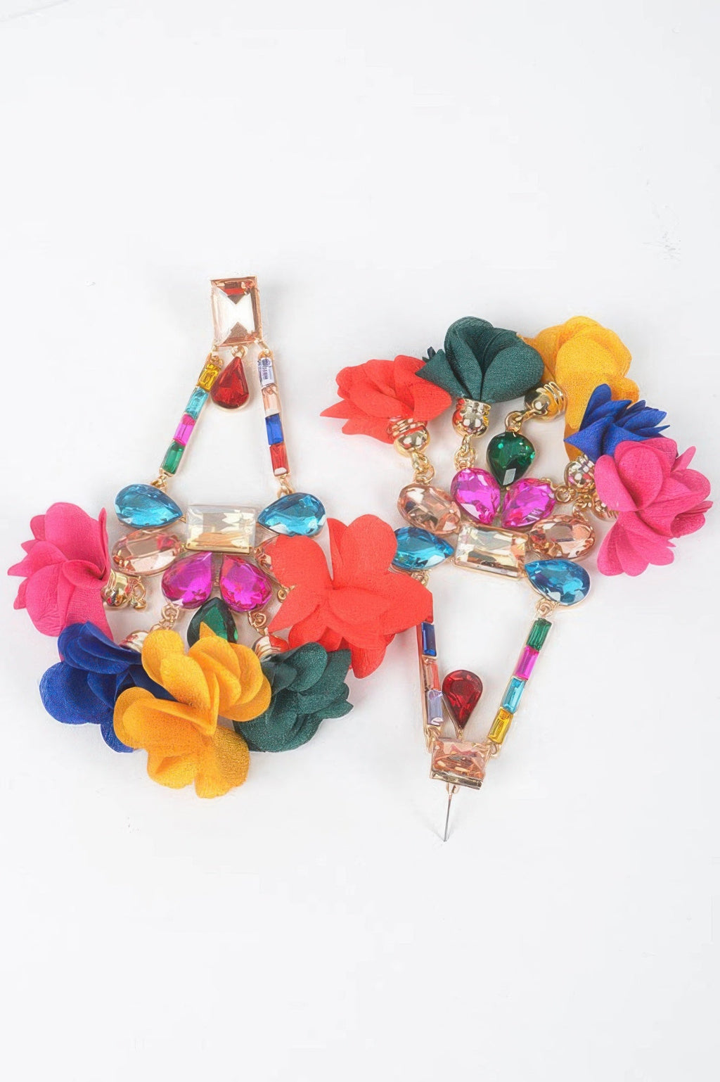 Rhinestone Party Drop Earring