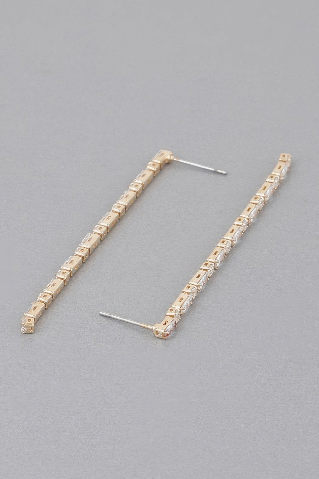 Boucles d'oreilles pendantes strass et perles