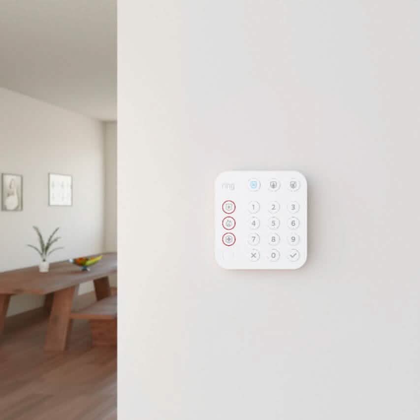 Clavier Ring Alarm 2e génération - Blanc