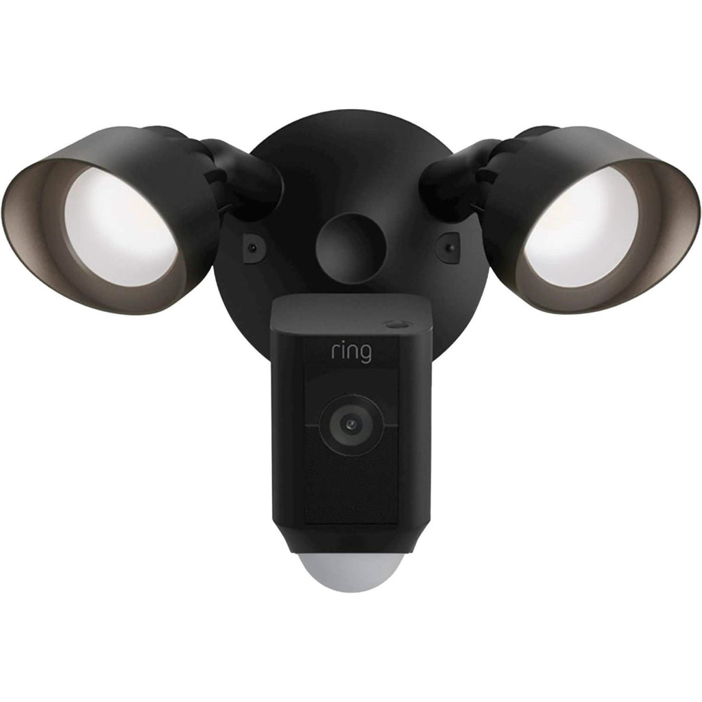 Ring - Caméra de surveillance extérieure filaire Floodlight Cam Plus 1080p