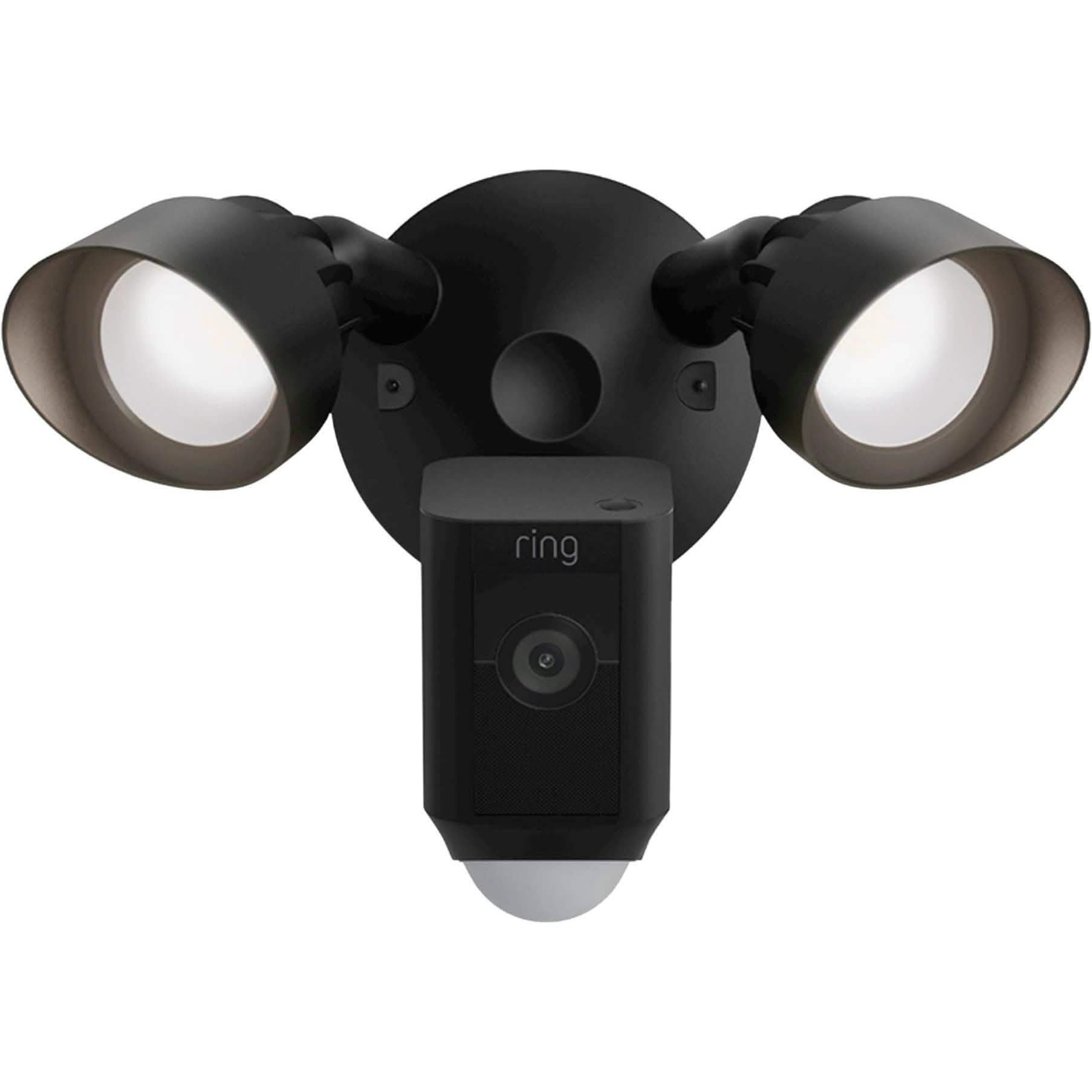 Ring - Caméra de surveillance extérieure filaire Floodlight Cam Plus 1080p