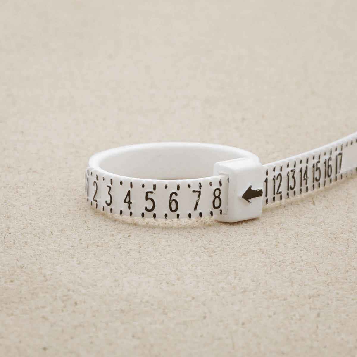 Mesureur de bague - Mesureur de bague américain ajustable et réutilisable