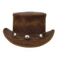 Deadwood Wild Buffalo - Chapeau haut-de-forme en cuir