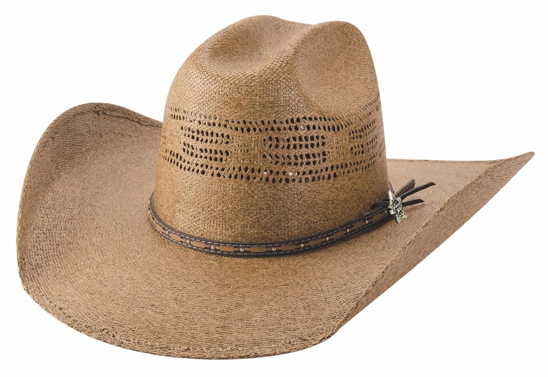 Chapeau de cowboy en paille Bullhide Road To Vegas - (25X)
