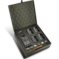 ROCKS - Carafe à whisky avec verres et pierres à rafraîchir – Coffret cadeau