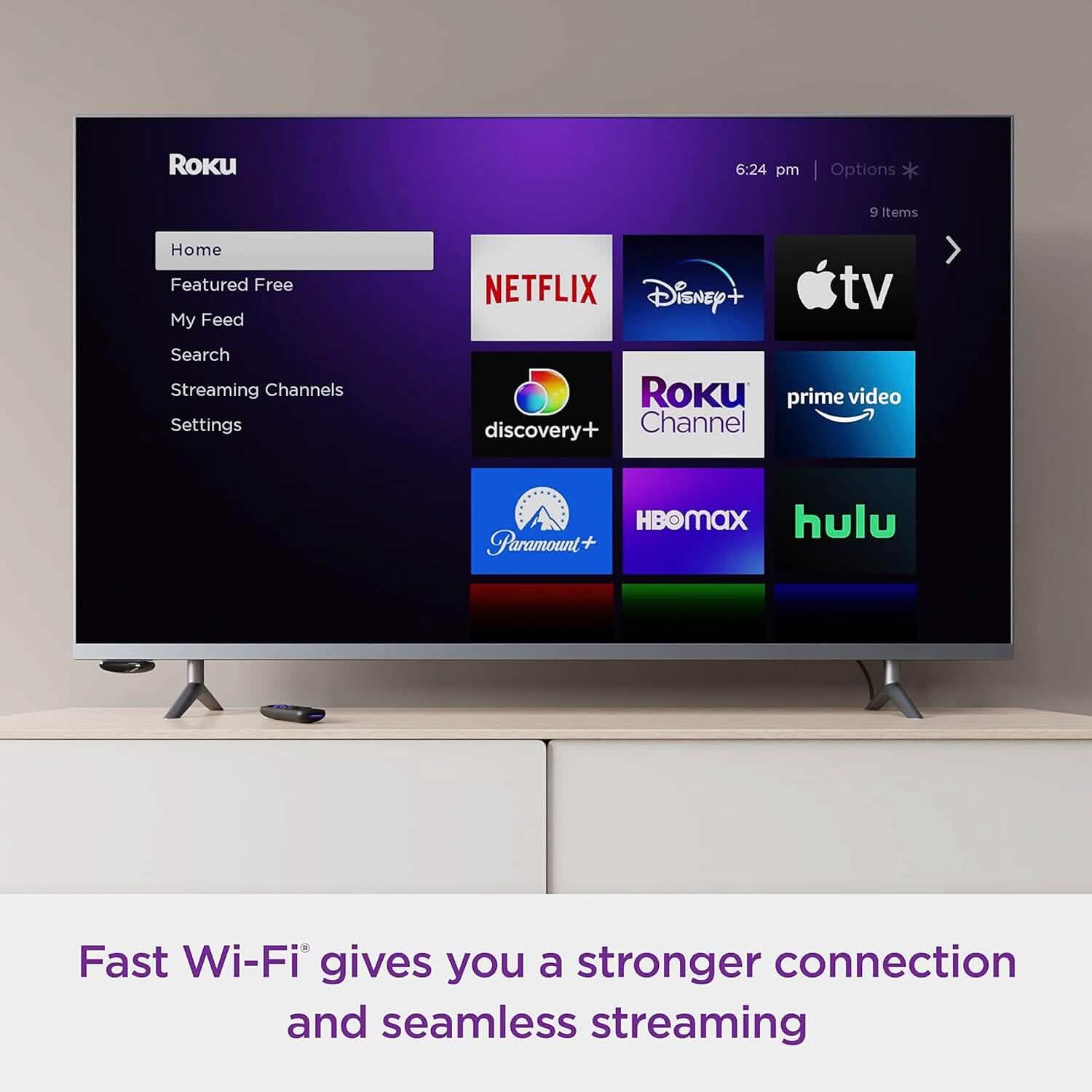 Roku Express 4K+ | Appareil de streaming Roku 4K/HDR (Reconditionné)