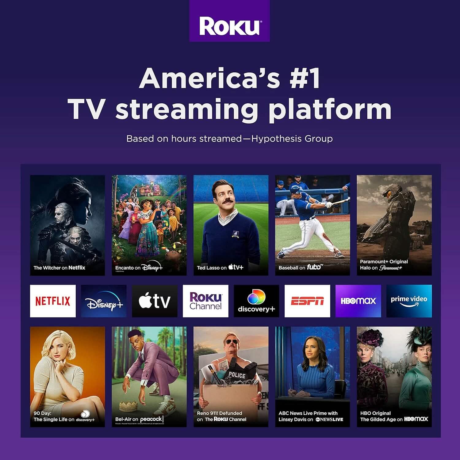 Roku Express 4K+ | Appareil de streaming Roku 4K/HDR (Reconditionné)