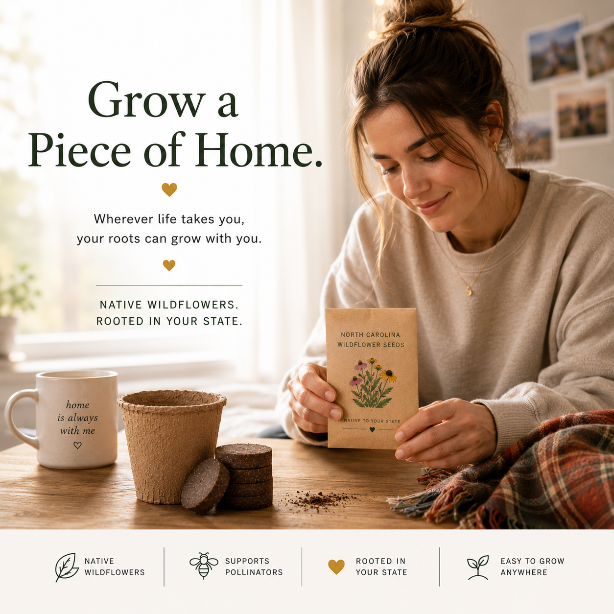 Ohio Scarlet Carnation Wildflower Grow Kit