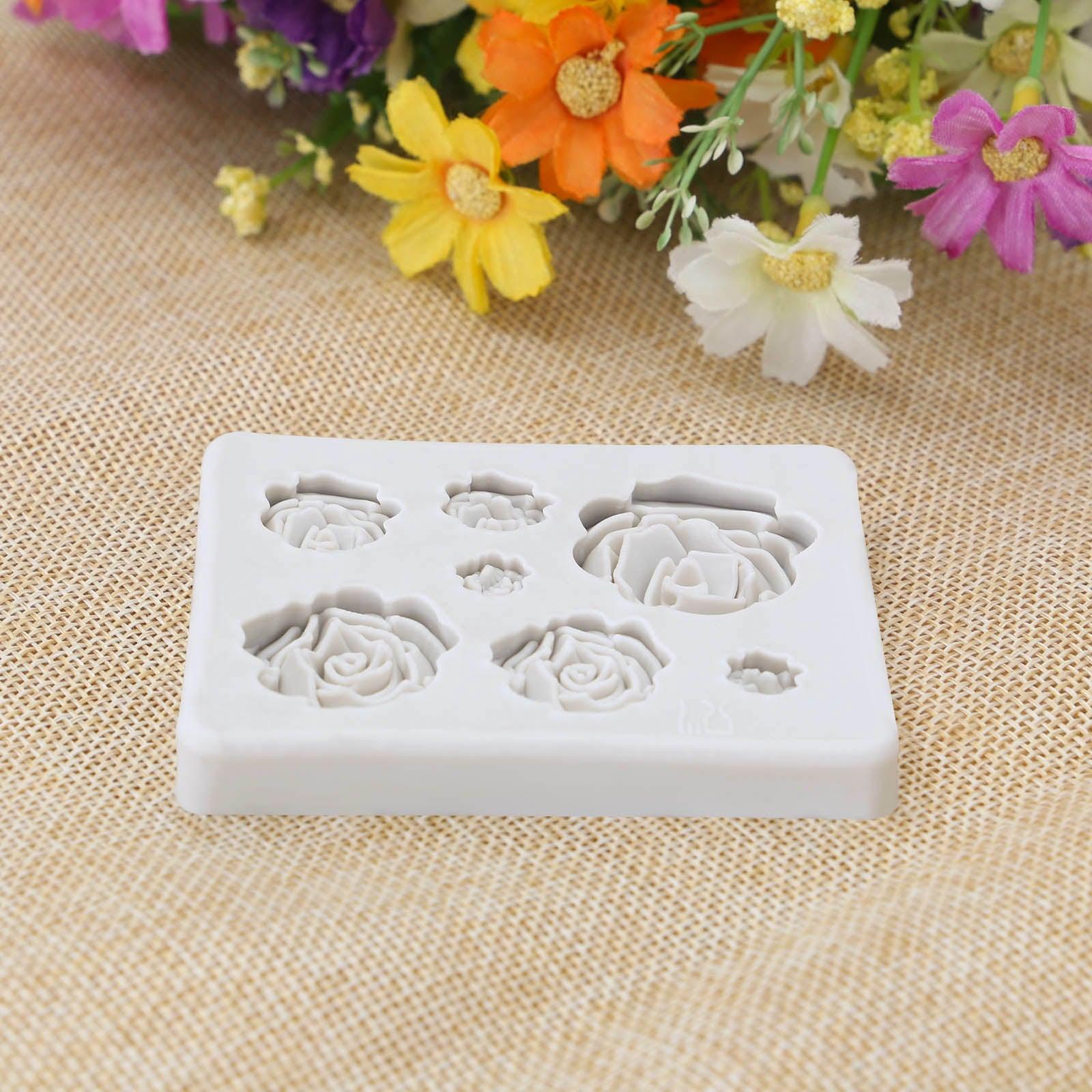 Moule à roses, moule à gâteau en silicone, outil de décoration de pâtisserie, moule à fondant, moule à chocolat, biscuits, pâtisseries, cuisine, moule en silicone pour fondant, outils de pâtisserie faits à la main