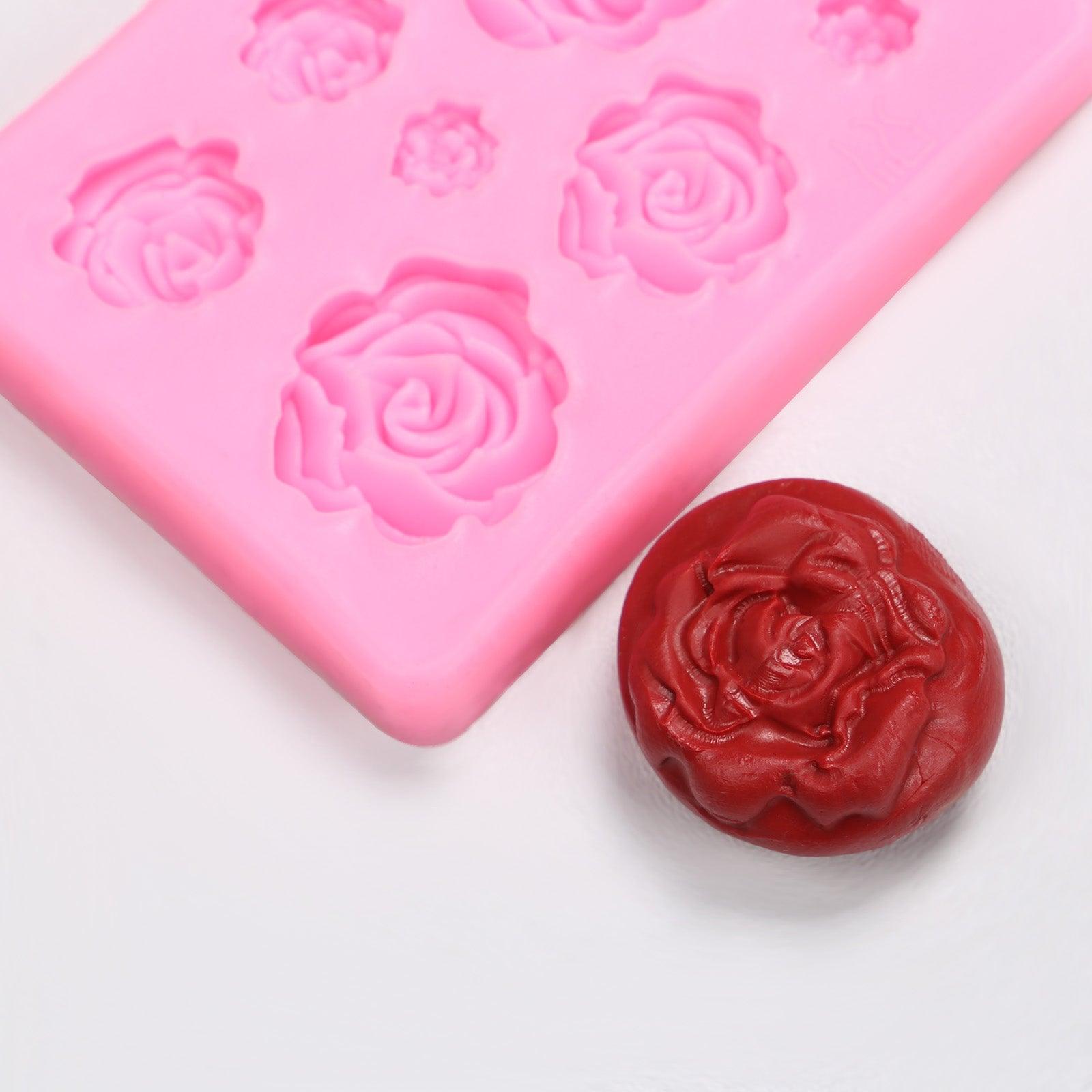 Moule à roses, moule à gâteau en silicone, outil de décoration de pâtisserie, moule à fondant, moule à chocolat, biscuits, pâtisseries, cuisine, moule en silicone pour fondant, outils de pâtisserie faits à la main