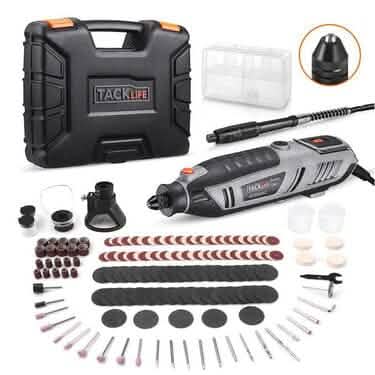 Outil rotatif de 1,8 A avec mandrin sans clé MultiPro et 170 accessoires - RTD36AC