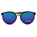 Lunettes de soleil rondes effet miroir tendance