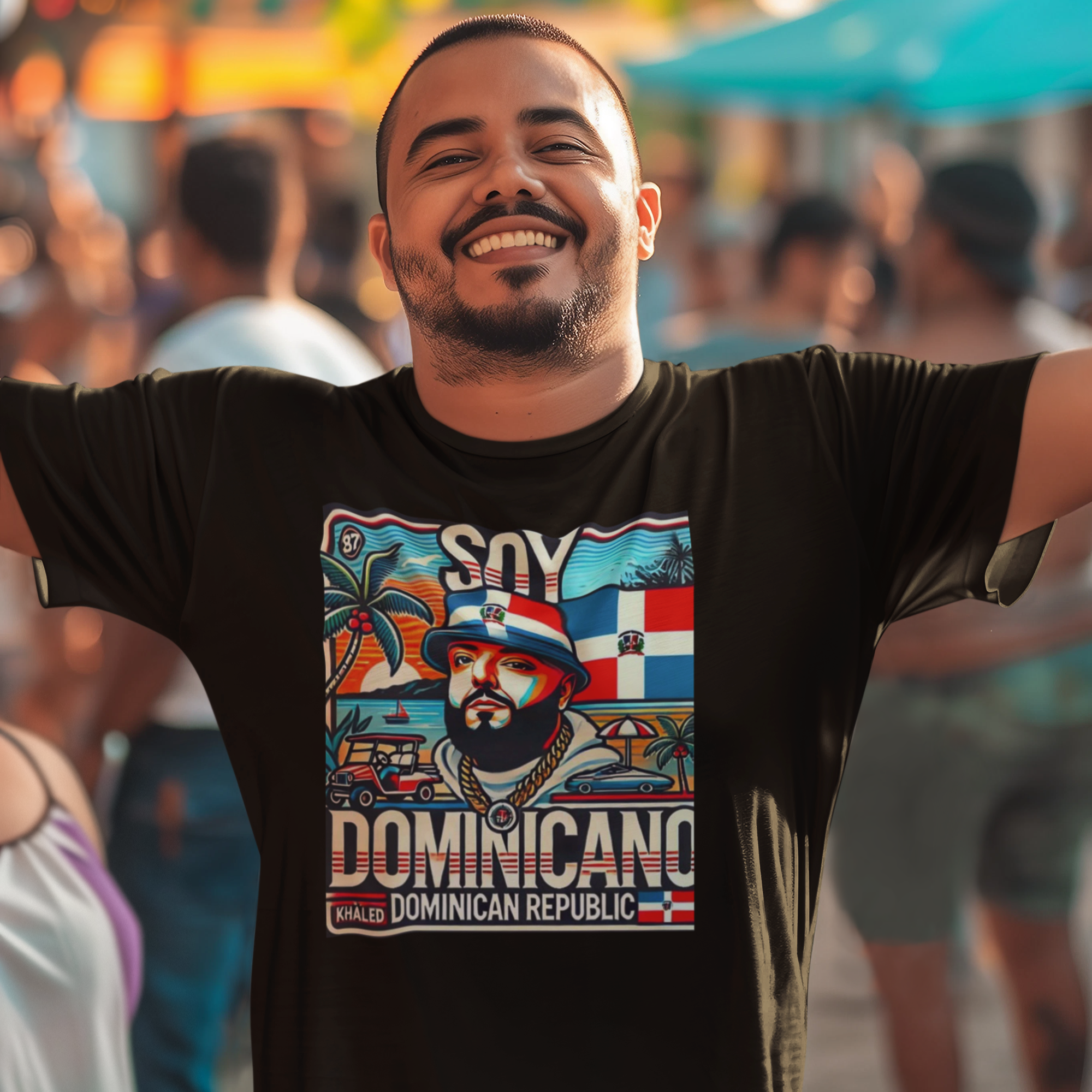 T-shirt « Soy Dominicano » inspiré de DJ | République Dominicaine - Drôle Latino Viral | 3 couleurs