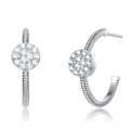 Boucles d'oreilles créoles rondes ouvertes