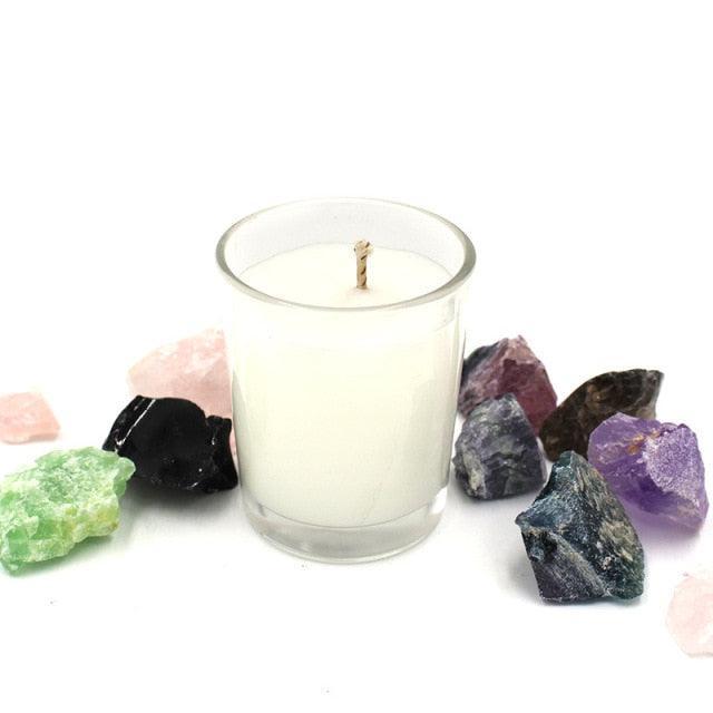Bougie parfumée ronde, bougie d'aromathérapie aux huiles essentielles pour soulager le stress, sans fumée, parfum fort, bougies longue durée pour le bain, la maison, coffret cadeau créatif pour femme, bougie parfumée en cire de soja pour la maison.