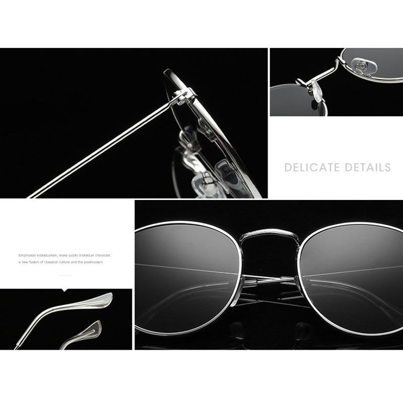 Lunettes de soleil rondes, ovales et rétro, nouveau design élégant pour femmes, lunettes de soleil petites et rondes pour hommes et femmes