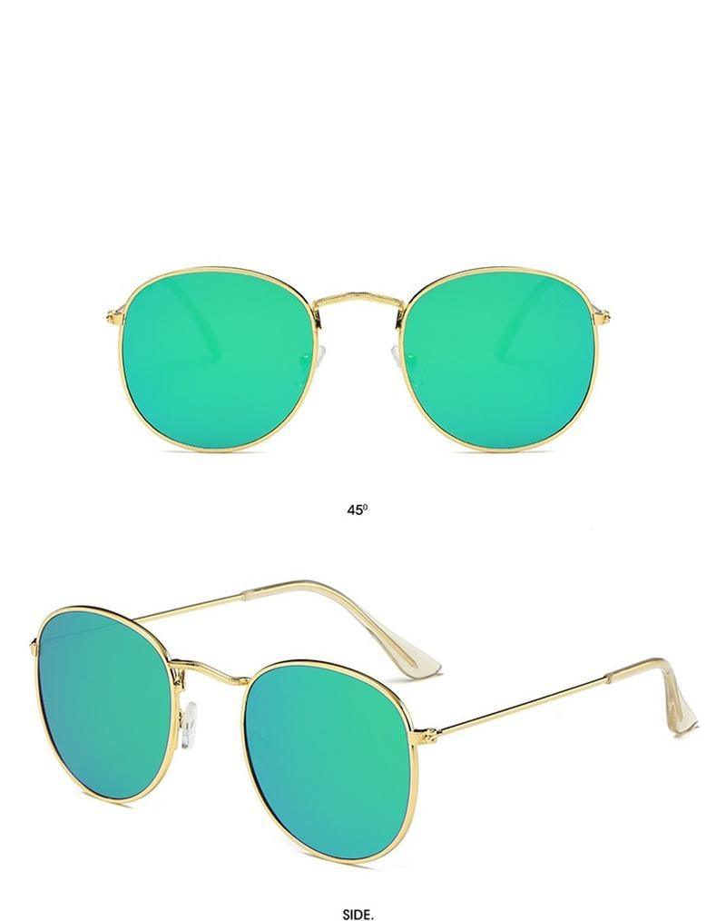 Lunettes de soleil rondes, ovales et rétro, nouveau design élégant pour femmes, lunettes de soleil petites et rondes pour hommes et femmes