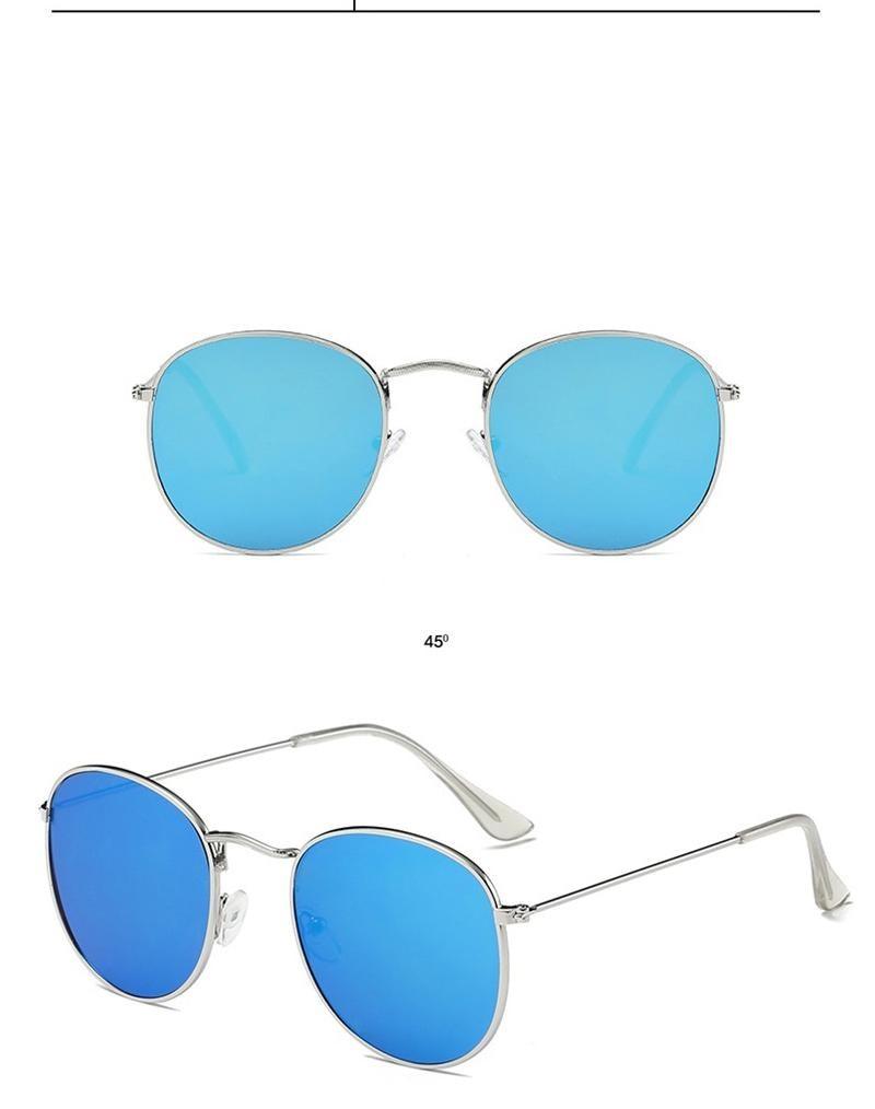 Lunettes de soleil rondes, ovales et rétro, nouveau design élégant pour femmes, lunettes de soleil petites et rondes pour hommes et femmes