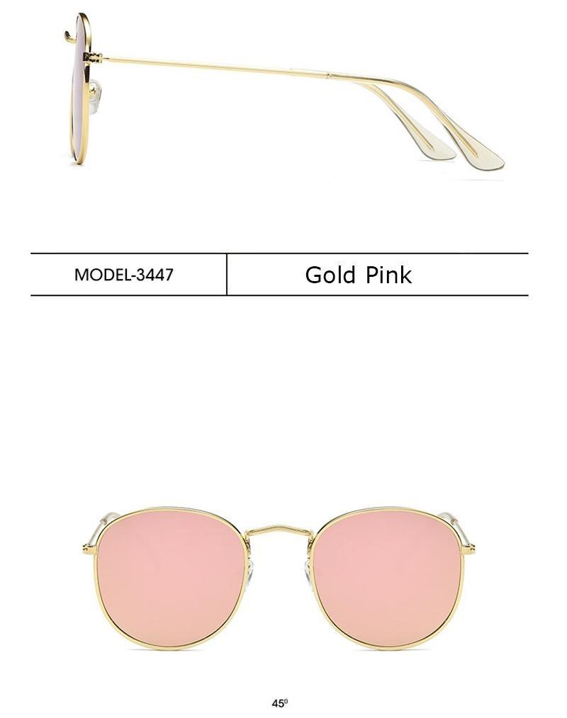 Lunettes de soleil rondes, ovales et rétro, nouveau design élégant pour femmes, lunettes de soleil petites et rondes pour hommes et femmes