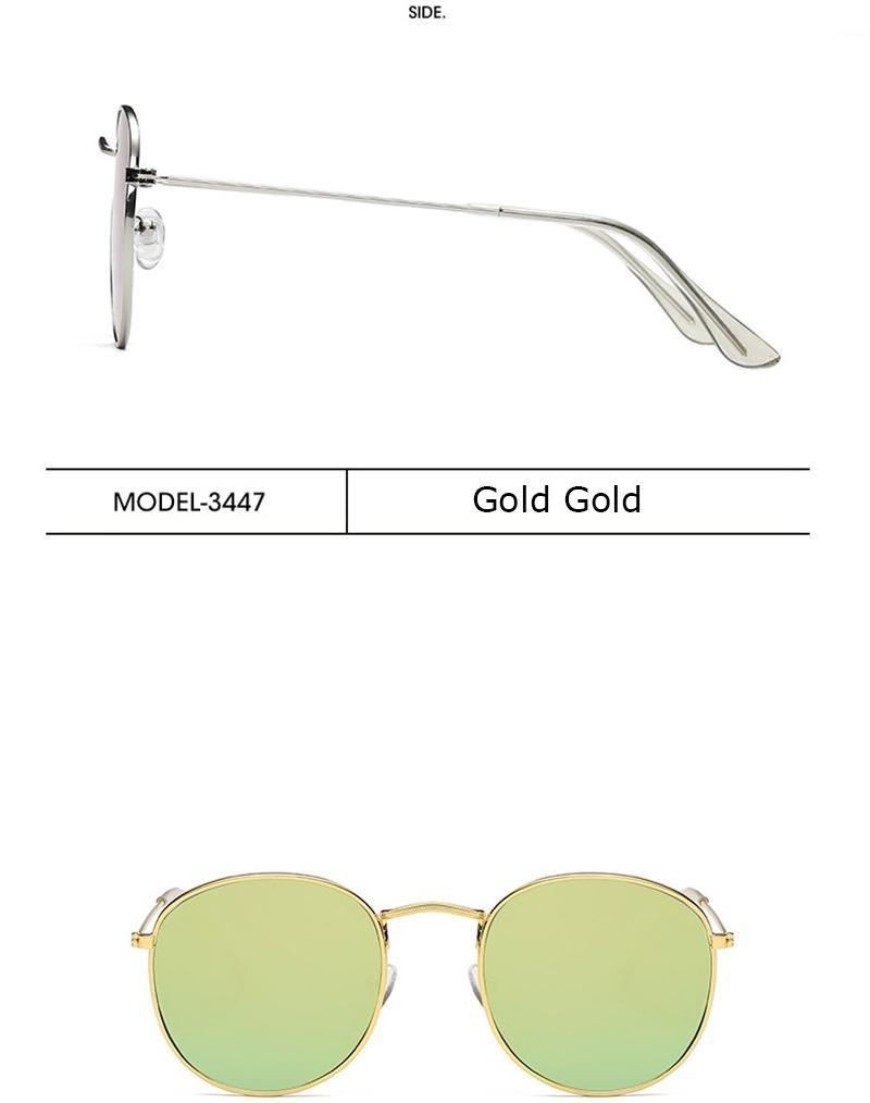 Lunettes de soleil rondes, ovales et rétro, nouveau design élégant pour femmes, lunettes de soleil petites et rondes pour hommes et femmes