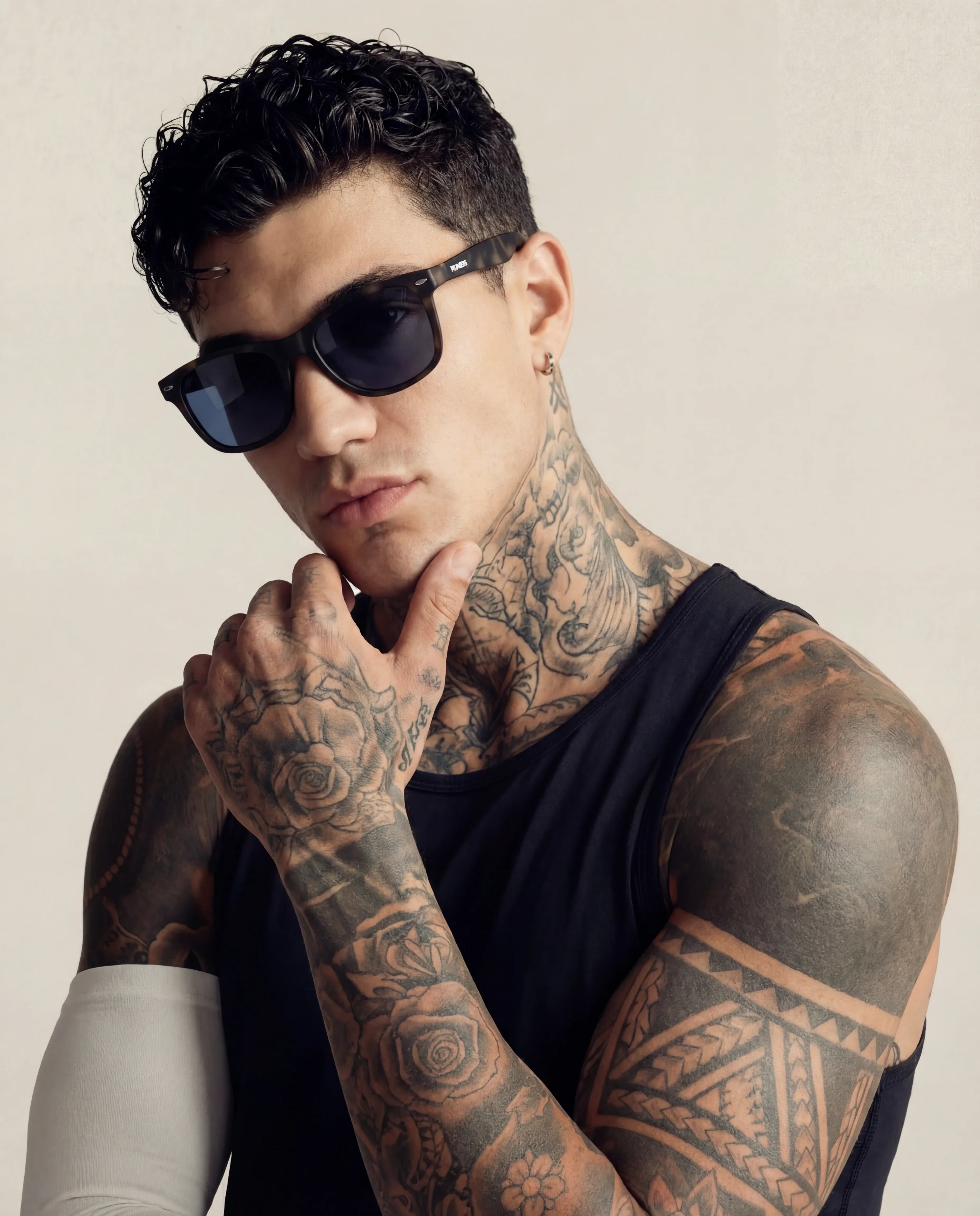 Lunettes de soleil sport carrées écailles de tortue – Polarisées UV400 pour hommes et femmes
