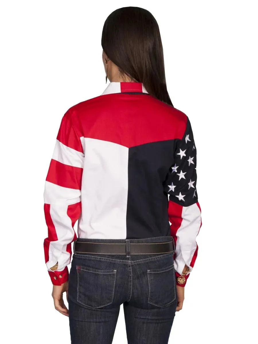 Chemise à manches longues Scully Patriot pour femmes