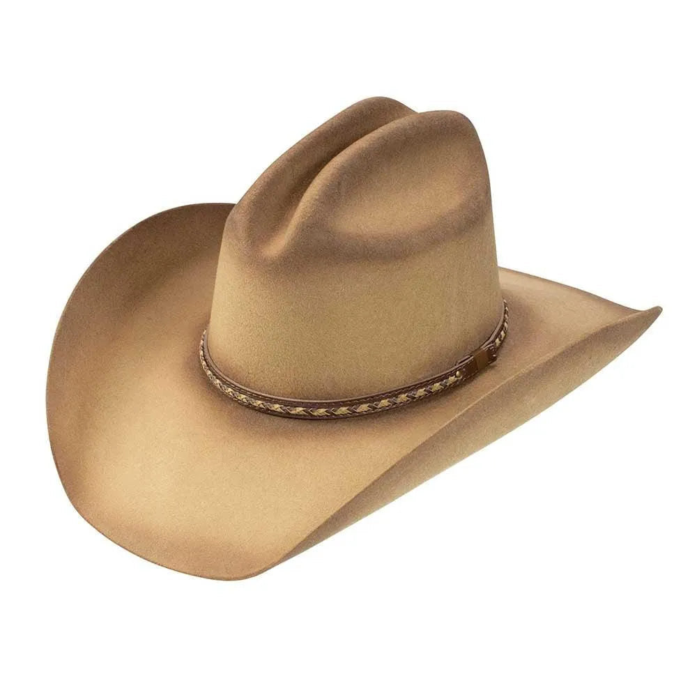 Chapeau de cowboy en feutre de laine Resisto Jason Aldean Dirt Road – (4X)