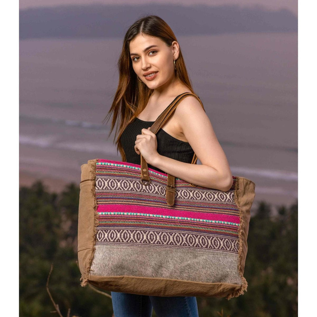 Sac de voyage bohème et coloré