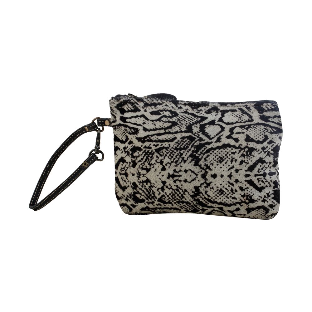 Pochette imprimé serpent