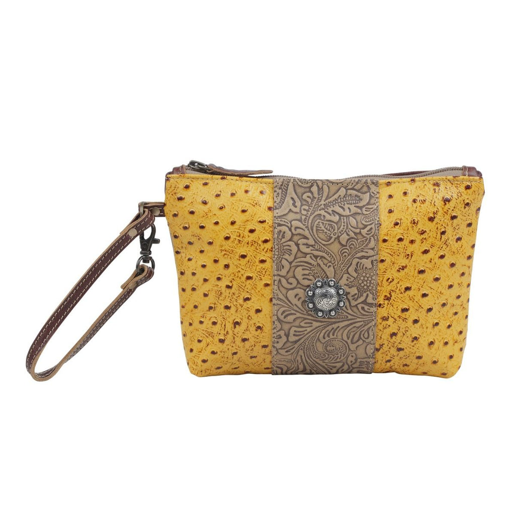 Sac Bumble en cuir et hairon