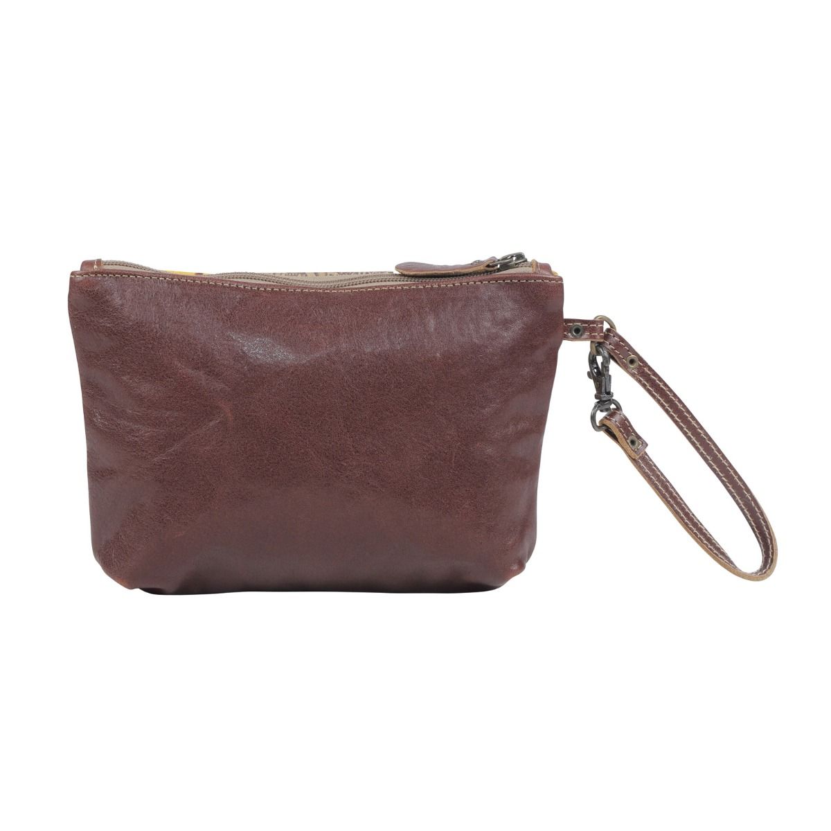 Sac Bumble en cuir et hairon