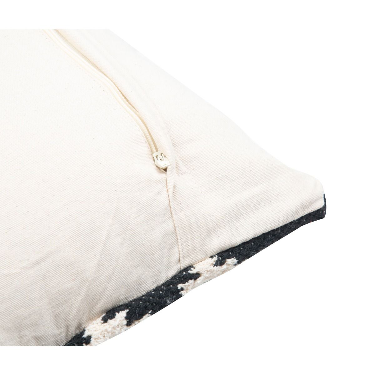 Housse de coussin à volants