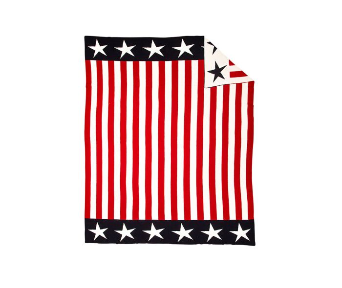 Jeté de lit drapeau américain