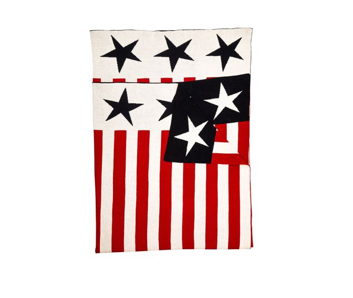Jeté de lit drapeau américain