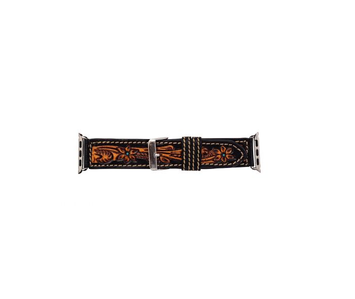 Bracelet de montre en cuir repoussé Fox Trail