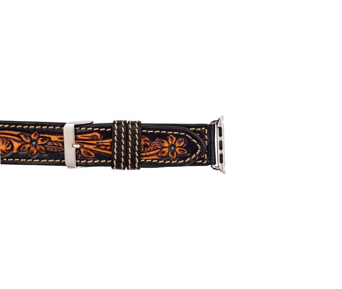 Bracelet de montre en cuir repoussé Fox Trail
