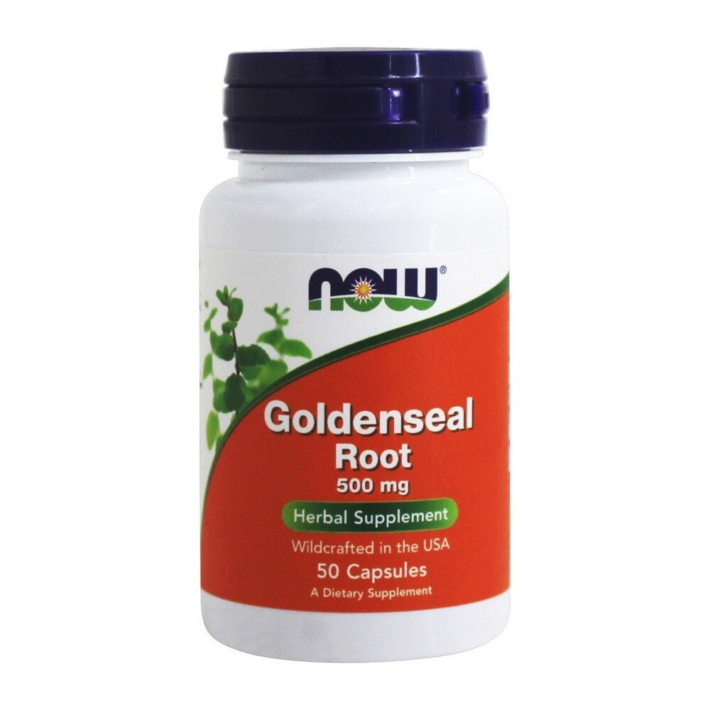 Now Foods Hydraste du Canada Racine 500 mg 50 Vcaps - 4690 - Lot de 4